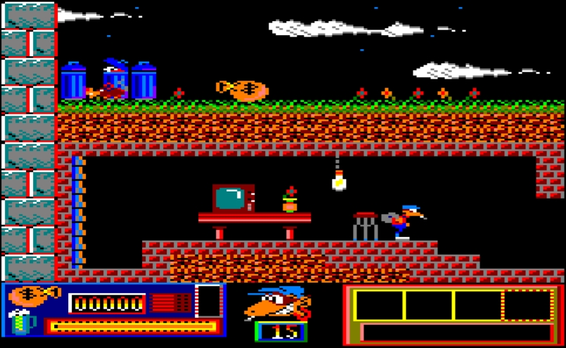 Goody - Amstrad CPC game screenshot (1988) by Opera Soft
